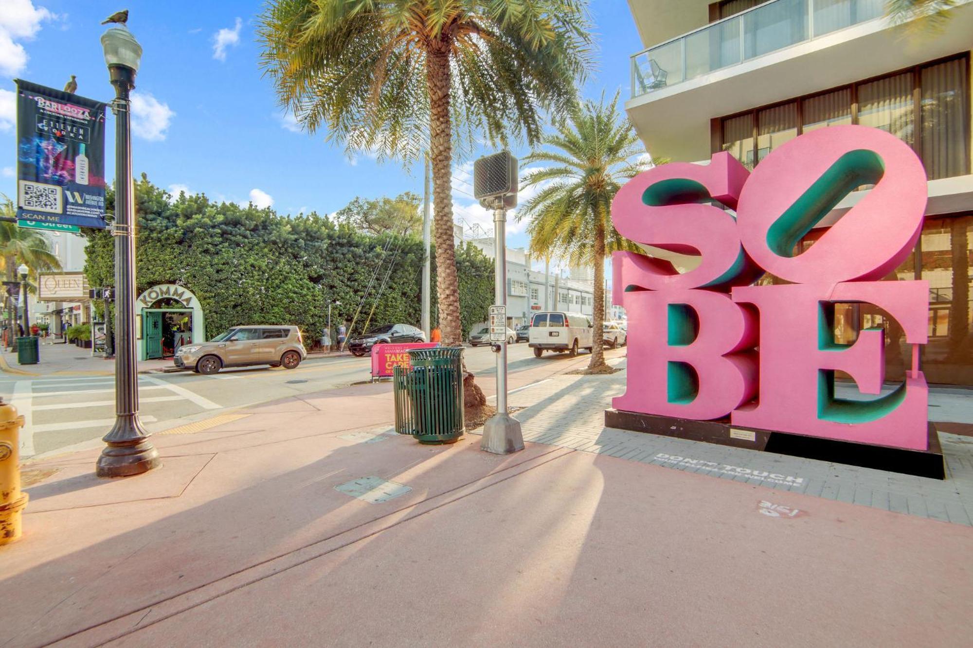 Balcony Deco Apt, W/2 Queenbeds, On Ocean Dr Beach Apartment Miami Beach Luaran gambar